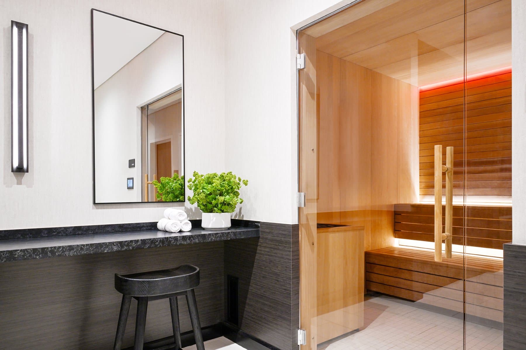 Sauna and Steam Rooms at The Journal